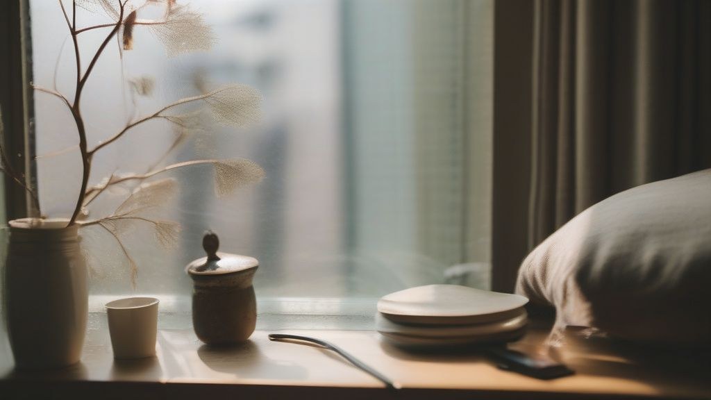 한국 전통 혼례식장 내부의 차려진 상차림