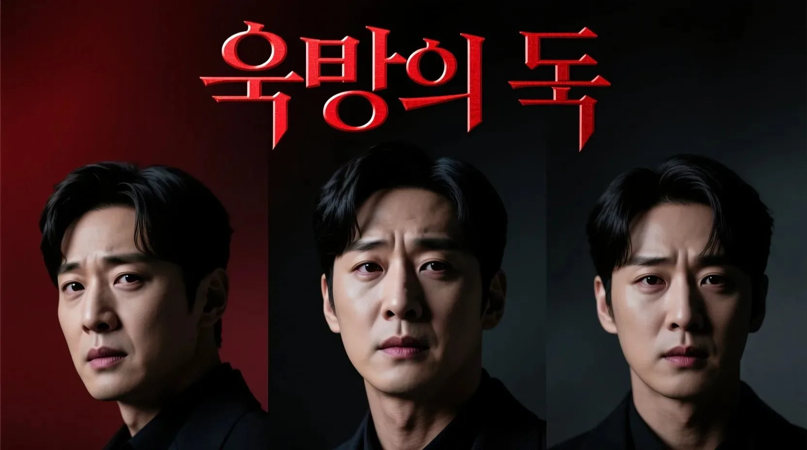욕망의 덫 드라마 포스터, KBS2 일일드라마 제목과 주요 정보 표시
