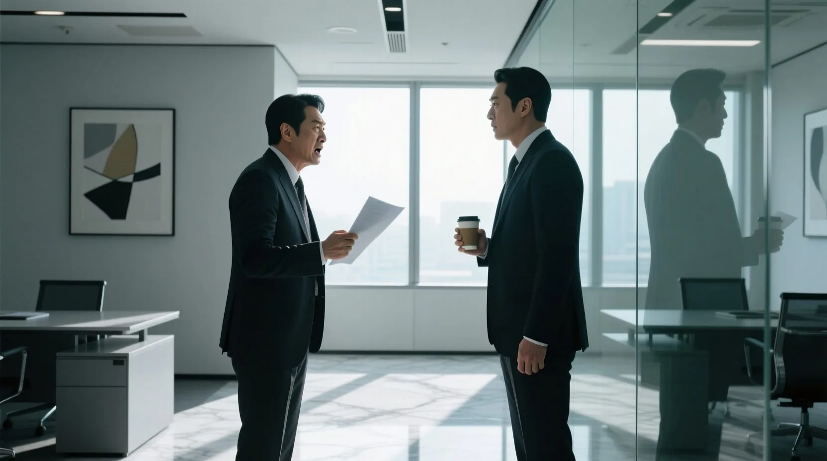 복수극의 핵심 구조 - 한국 드라마 긴장 장면, 직장 환경