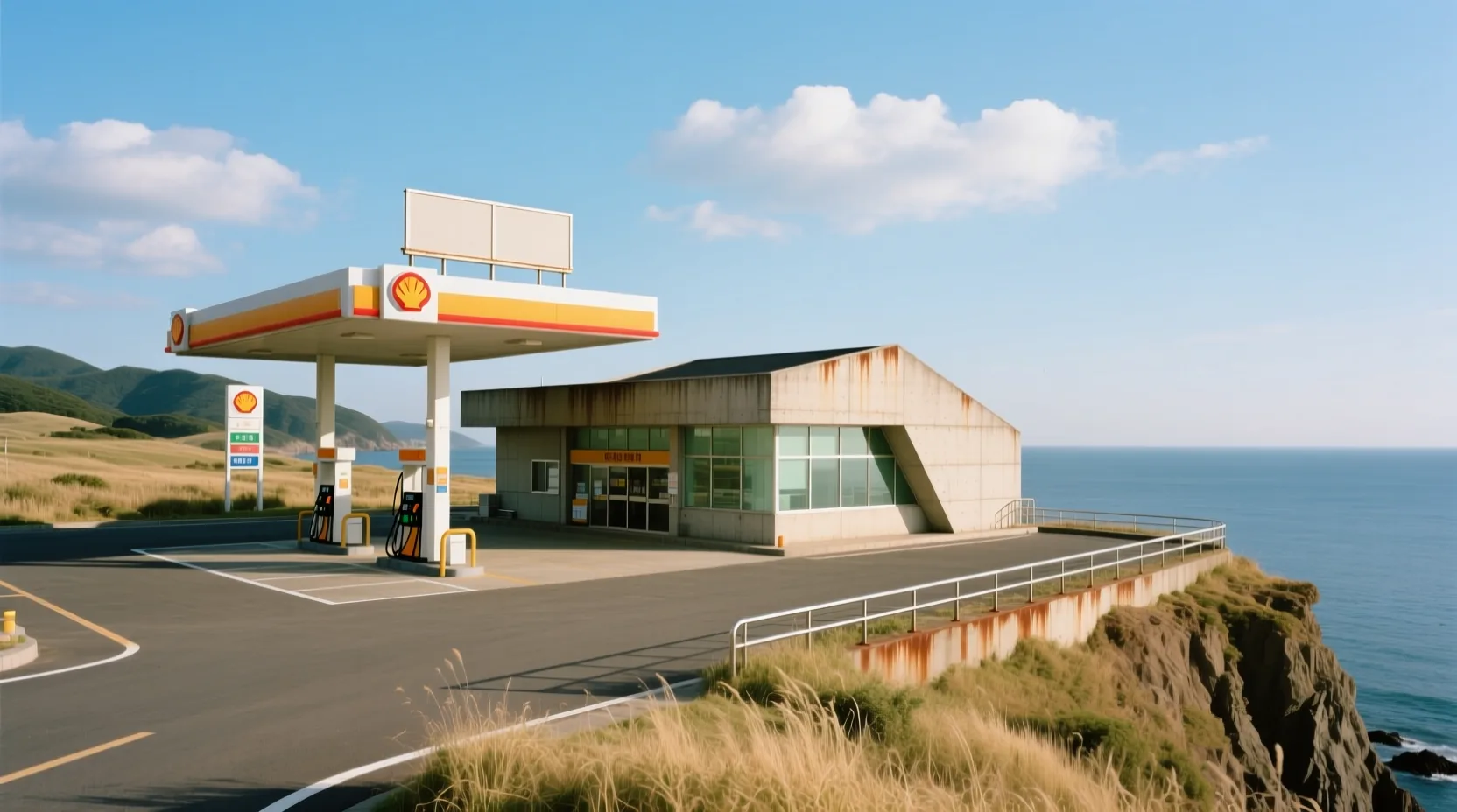 포항의 해안 풍경. 해변과 바다가 보이는 포항 coastal area